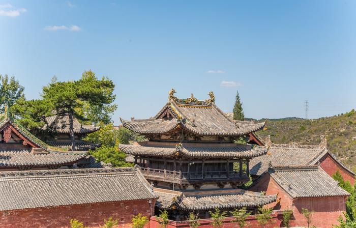 A scenic view of Jincheng Xixi Erxian Temple