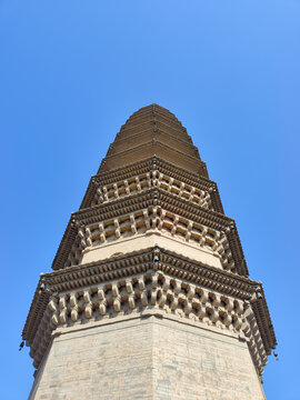 A scenic view of Jincheng Yangcheng Shousheng Temple And Liuli Pagoda