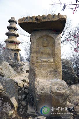 A scenic view of Jincheng Yangtou Shan Grottoes