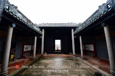 A scenic view of Jingdezhen Mingyuan Huyan Mingfentang Xitai
