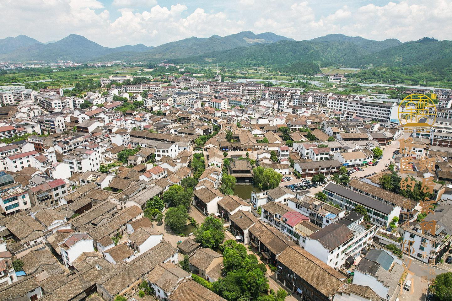 A scenic view of Jinhua Chian Zhuzhai Jianzhuqun