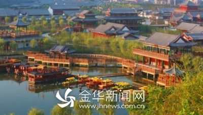A scenic view of Jinhua Dongyang Tudunmuqun