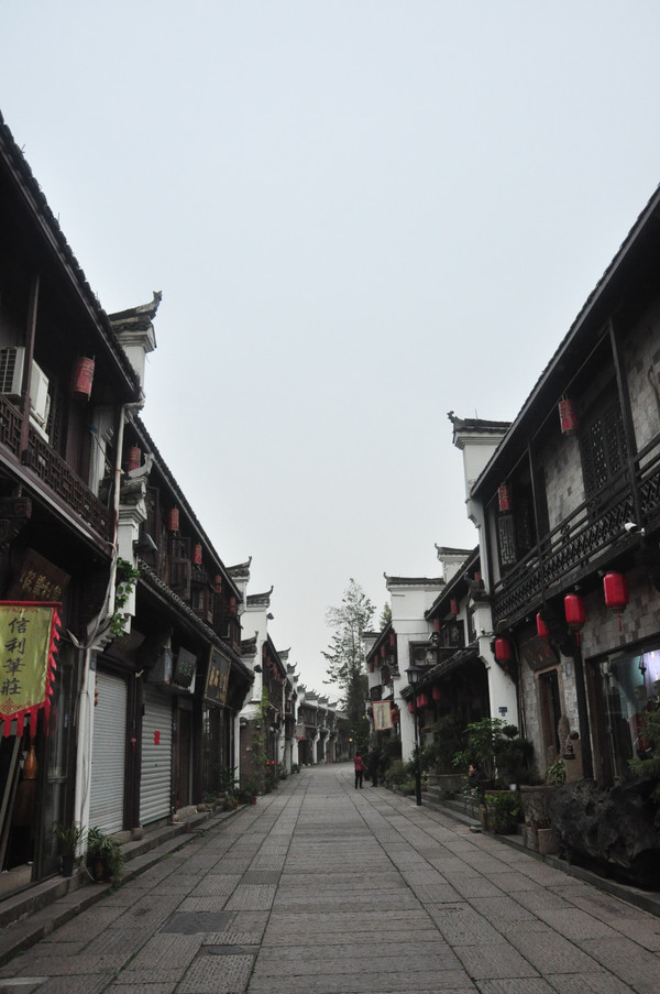 A scenic view of Jinhua Houwucun Gu Jianzhuqun