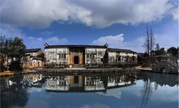 A scenic view of Jinhua Sipingcun Xiangtu Jianzhu