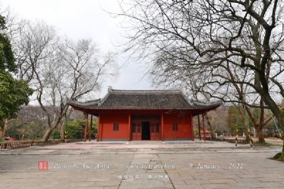 A scenic view of Jinhua Tianningsi Dadian