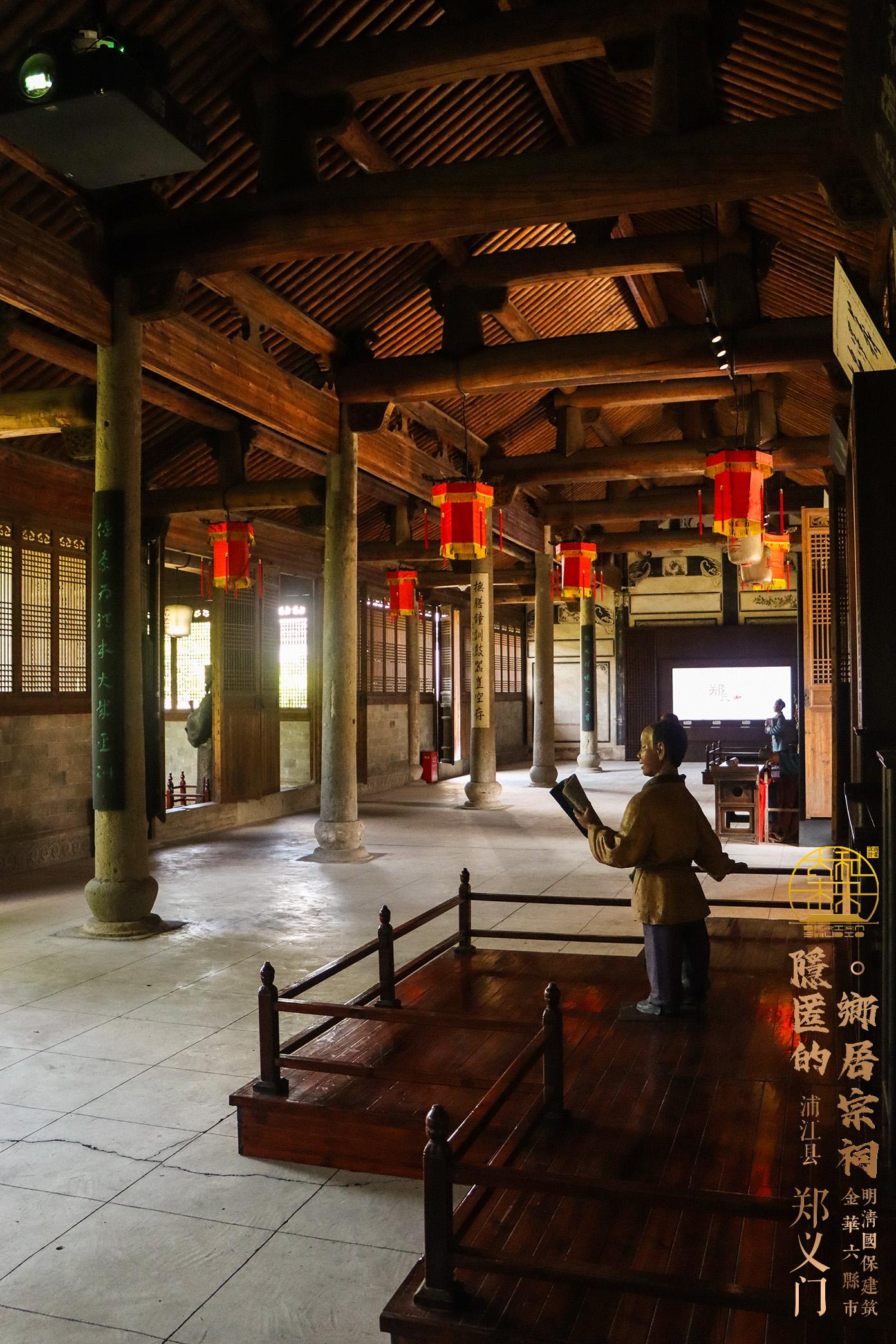 A scenic view of Jinhua Zhengyimen Gu Jianzhuqun