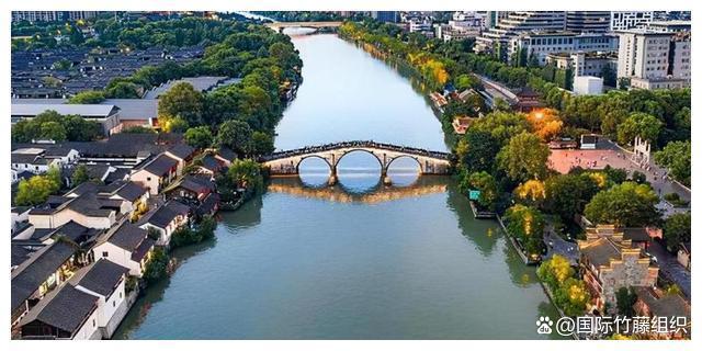 A scenic view of Jining Bianqiao