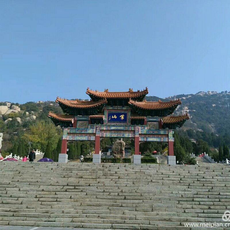 A scenic view of Jining Jingling Gong Bei