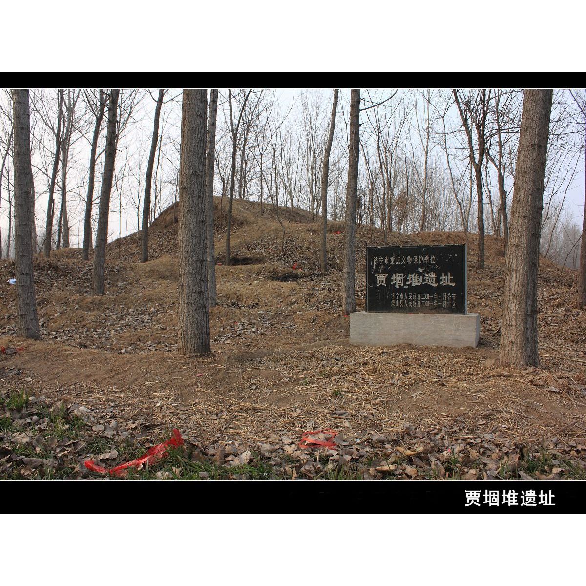 A scenic view of Jining Qinggudui Yizhi