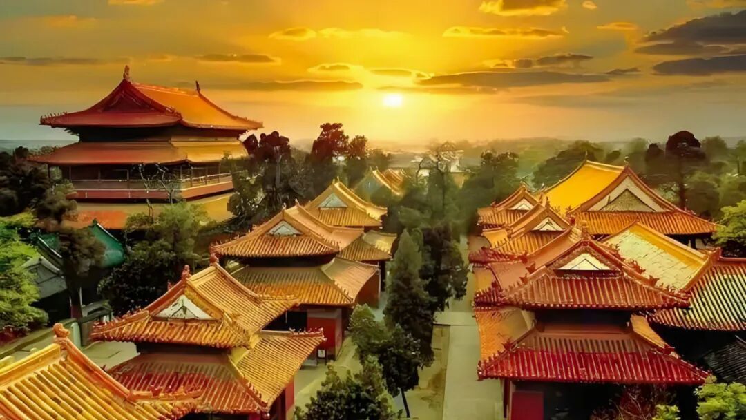 A scenic view of Jining Qingshan Si