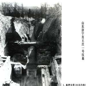 A scenic view of Jining Xiaowangzhuang Muqun