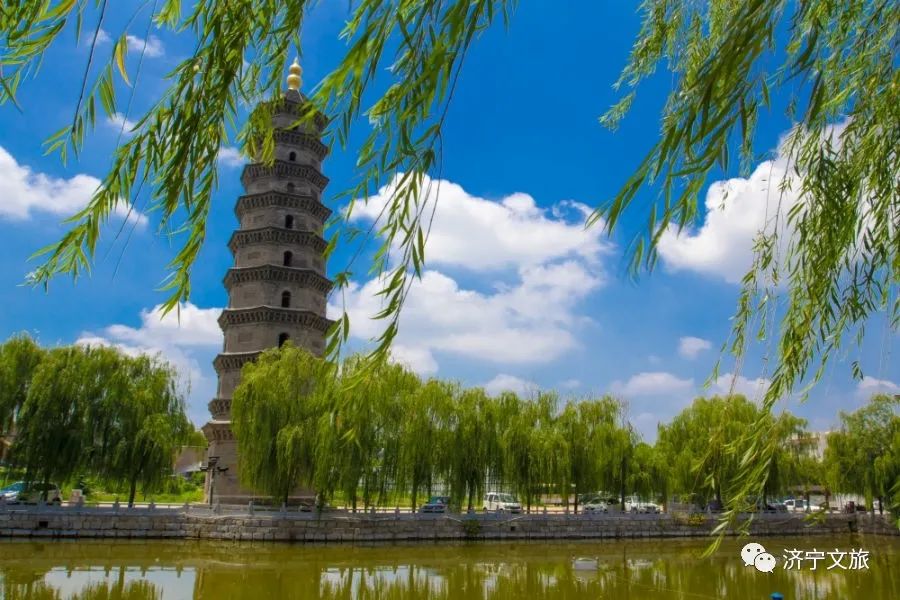 A scenic view of Jining Xiwusi Yizhi