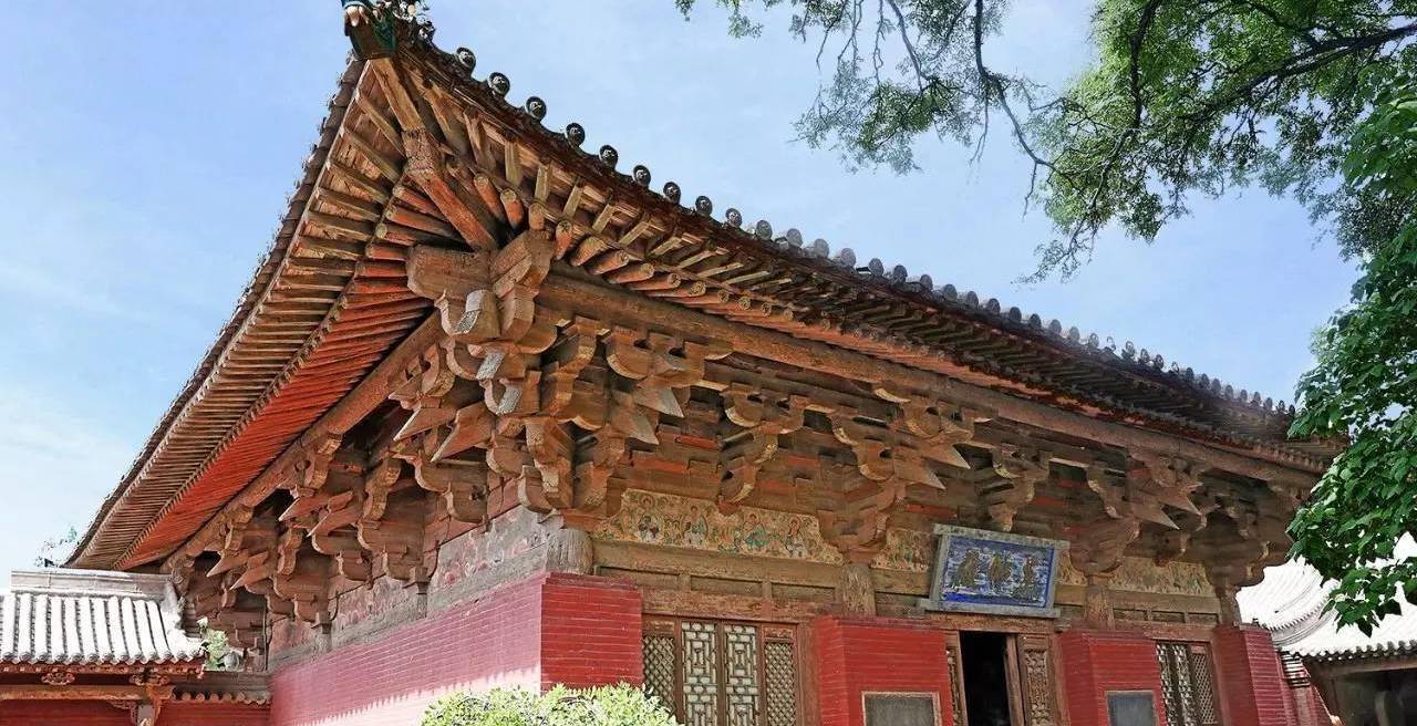 A scenic view of Jinzhong Beiyijian Yongfu Temple Guodian