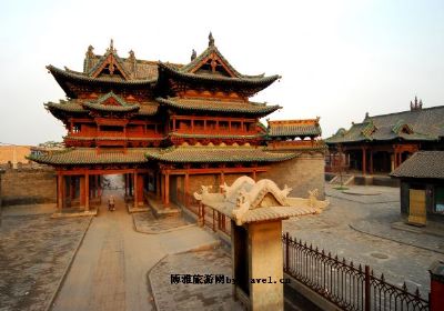 A scenic view of Jinzhong Jiexu Chenghuang Temple