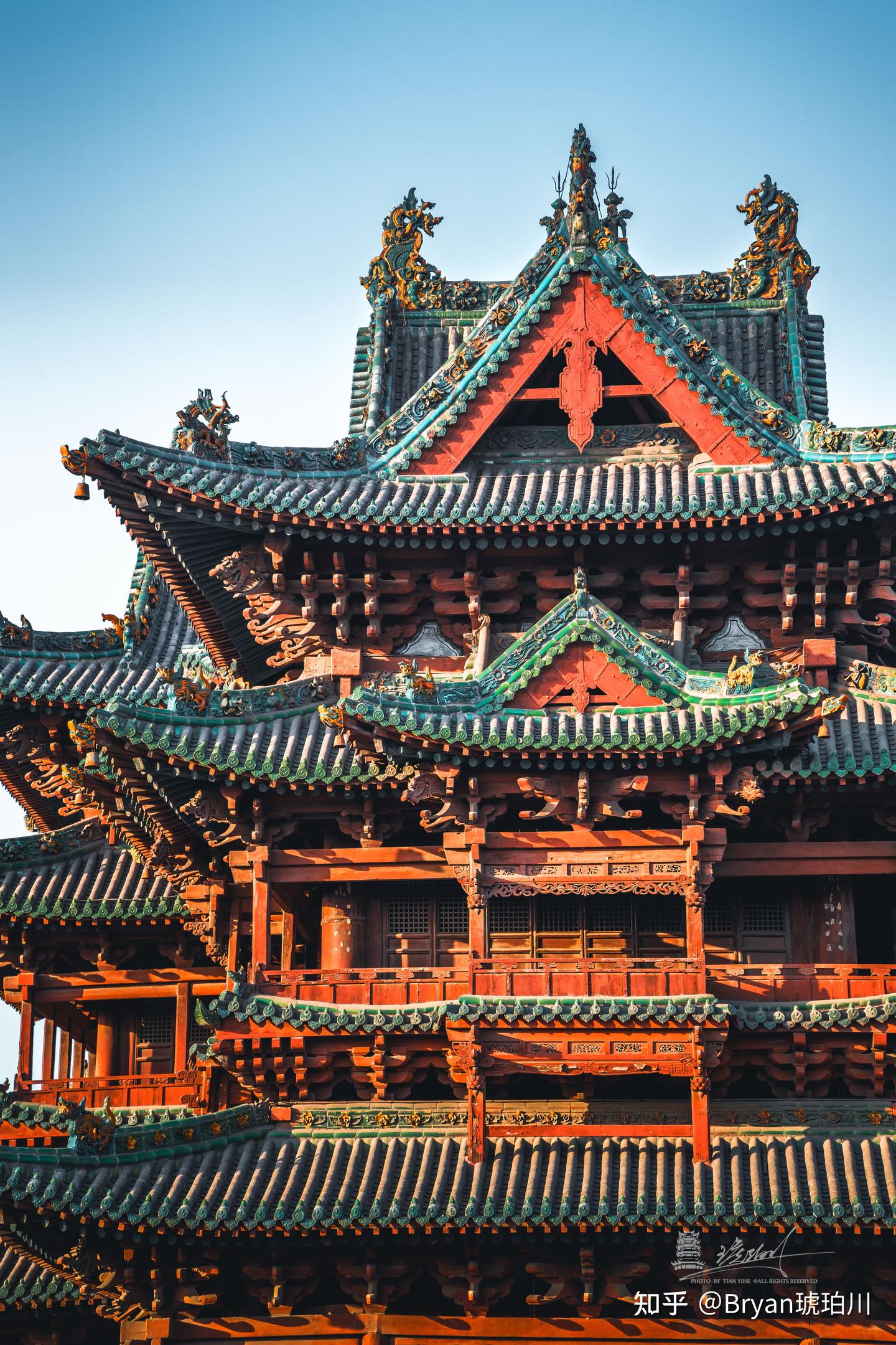 A scenic view of Jinzhong Jiexu Wuyue Temple