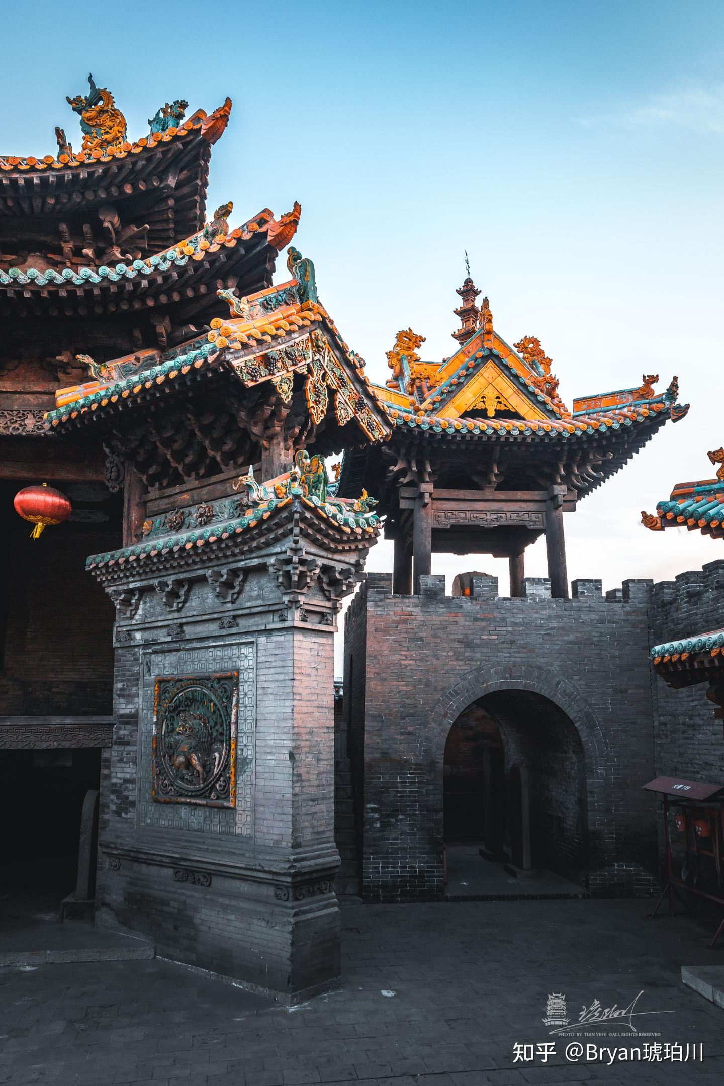 A scenic view of Jinzhong Jiexu Wuyue Temple