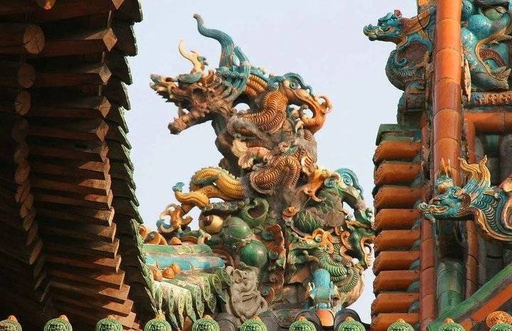 A scenic view of Jinzhong Jiexu Wuyue Temple
