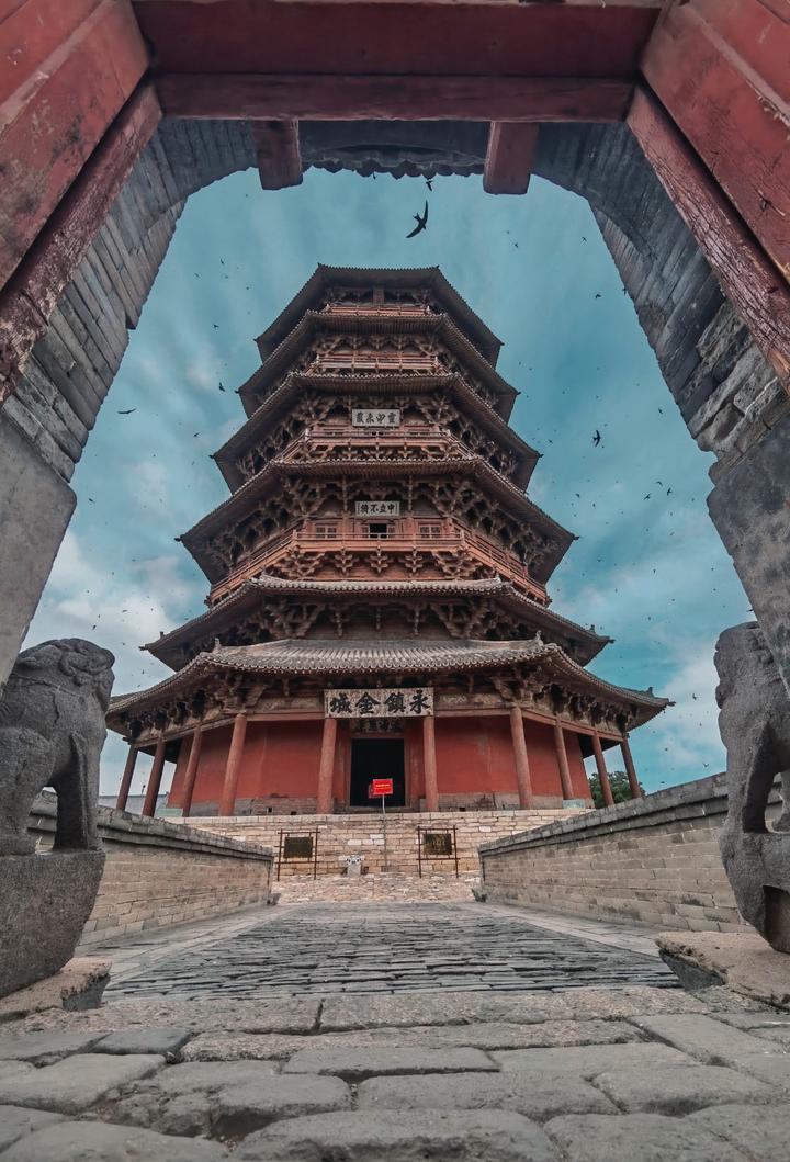 A scenic view of Jinzhong Jiexu Yuanshen Temple