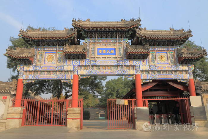A scenic view of Jinzhong Liangjiatan Baiyun Temple