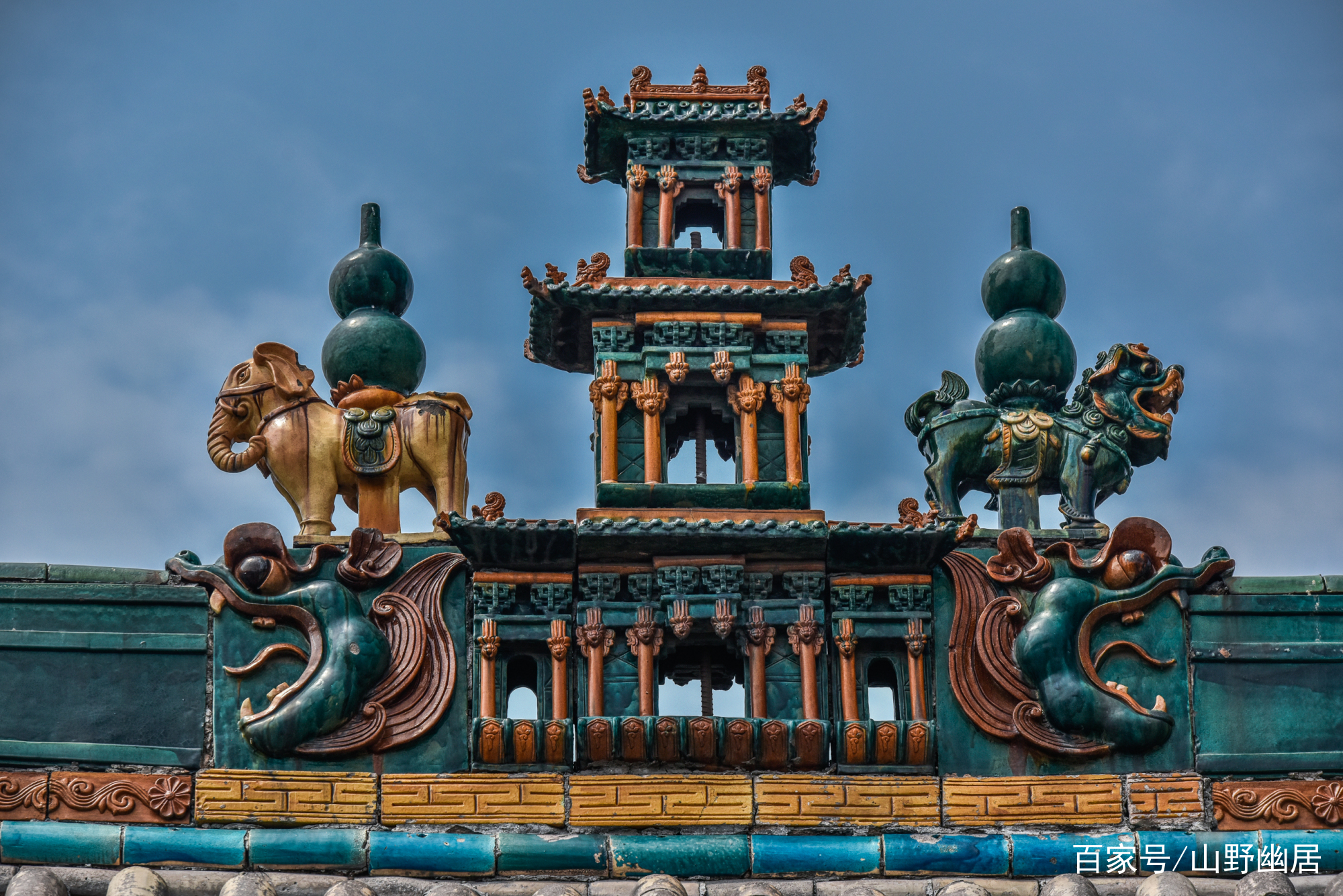A scenic view of Jinzhong Pingyao Chenghuang Temple