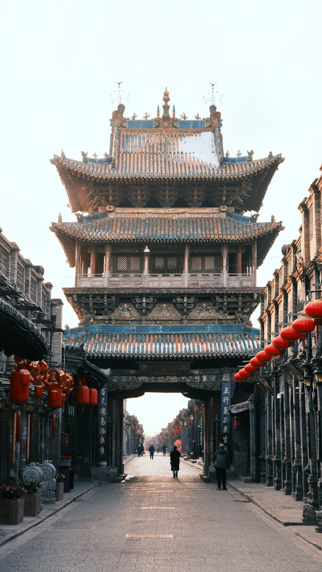 A scenic view of Jinzhong Pingyao Chenghuang Temple