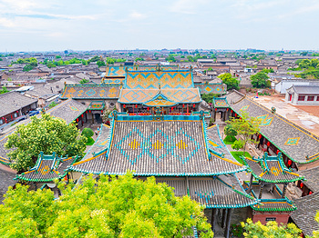 A scenic view of Jinzhong Pingyao Chenghuang Temple