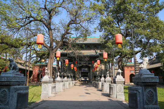A scenic view of Jinzhong Pingyao Chenghuang Temple