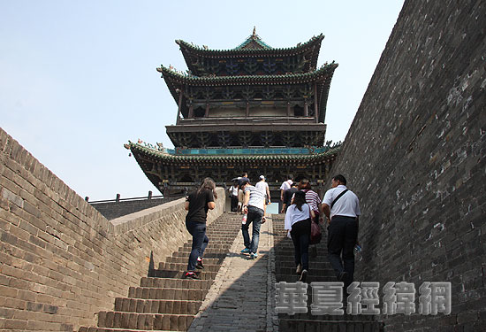 A scenic view of Jinzhong Pingyao Huiji Bridge