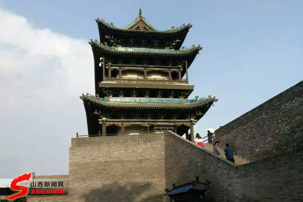 A scenic view of Jinzhong Pingyao Qingxu Guan