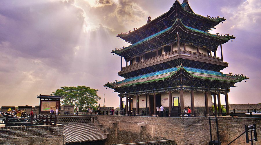 A scenic view of Jinzhong Pingyao Shi Lou