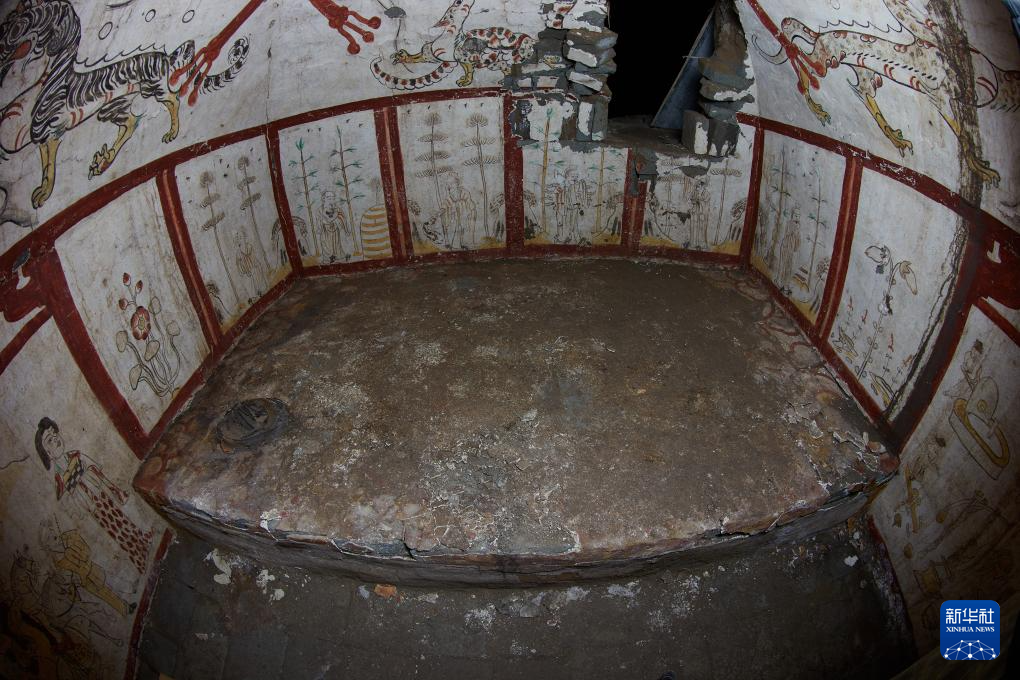 A scenic view of Jinzhong Shitie Tomb Group
