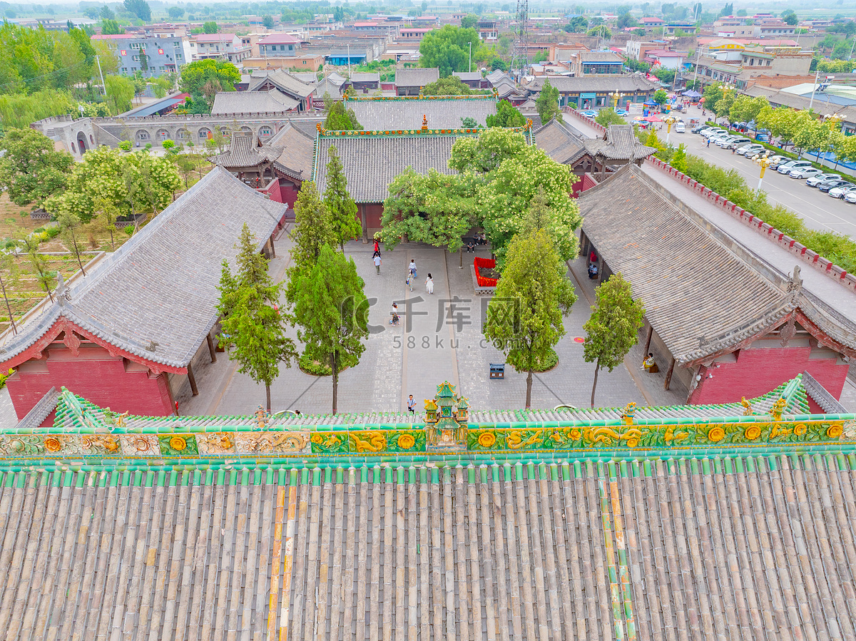 A scenic view of Jinzhong Shuanglin Temple