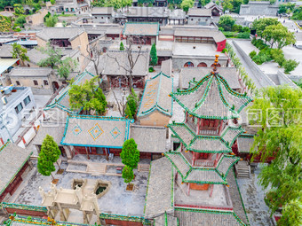A scenic view of Jinzhong Wang Family Courtyard