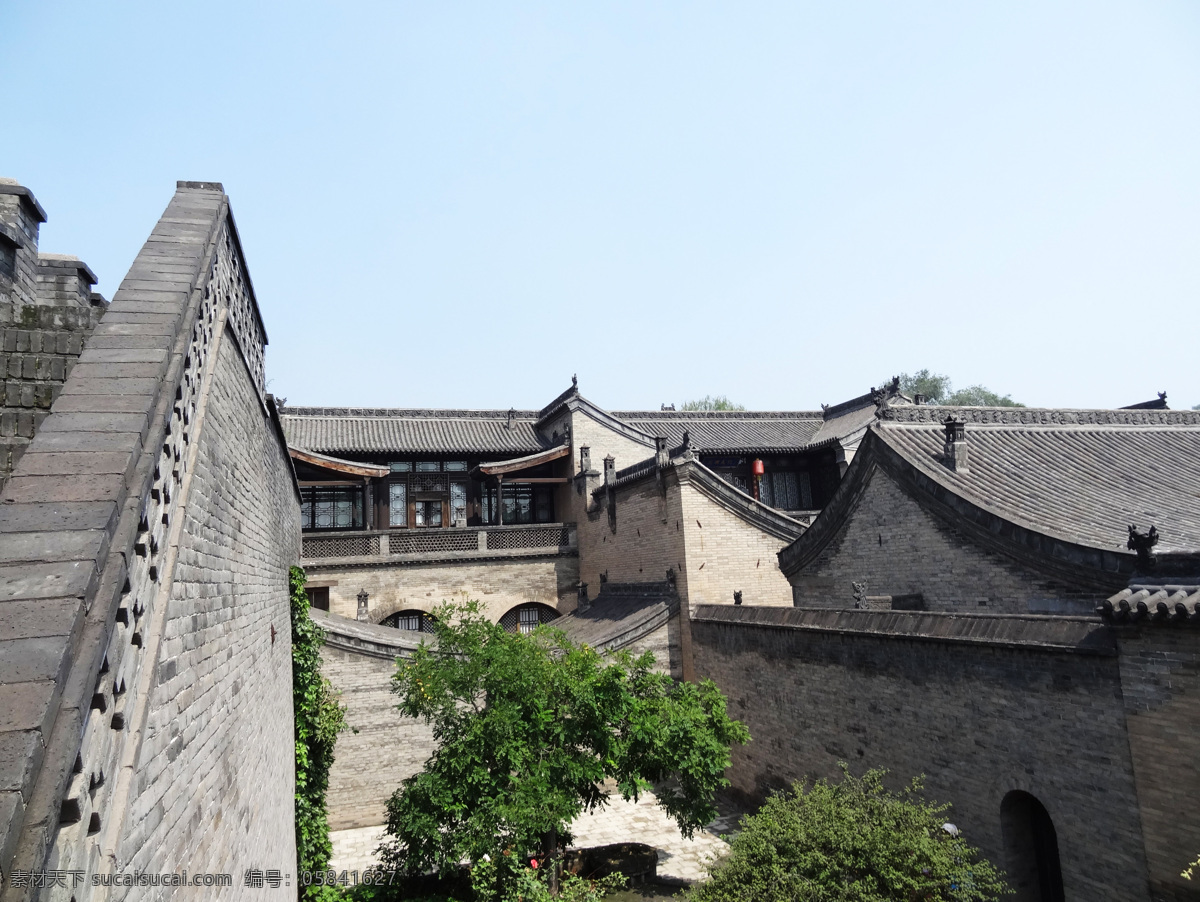A scenic view of Jinzhong Wang Family Courtyard