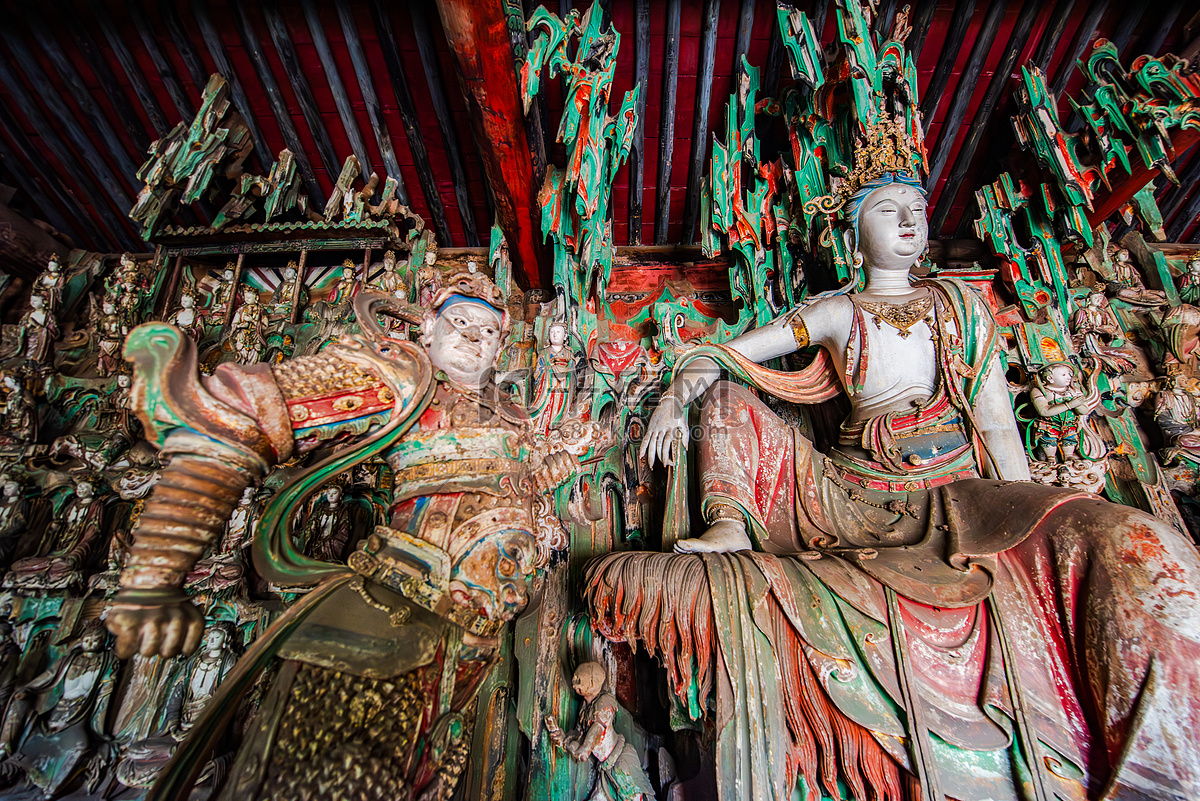 A scenic view of Jinzhong Xingfan Temple