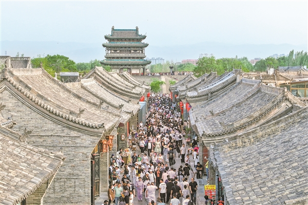 A scenic view of Jinzhong Xiyang Chongjiao Temple