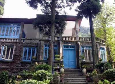 A scenic view of Jiujiang Lushan Huiyi Jiuzhi Bieshuqun