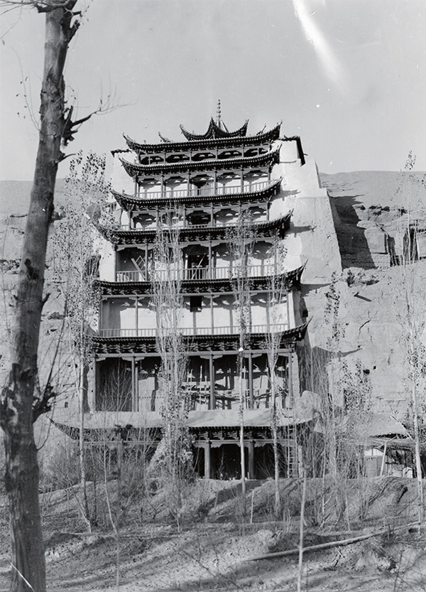 A scenic view of Jiuquan Ganggangwa Yizhi
