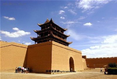 A scenic view of Jiuquan Guoyuan Xincheng Muqun