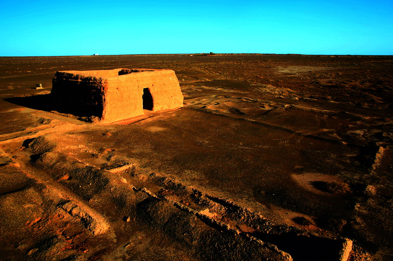 A scenic view of Jiuquan Juyan Yizhi
