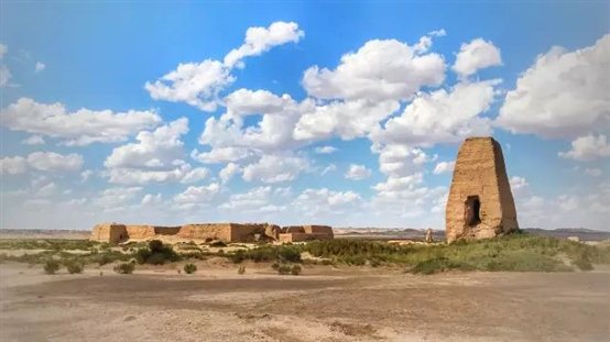 A scenic view of Jiuquan Juyan Yizhi