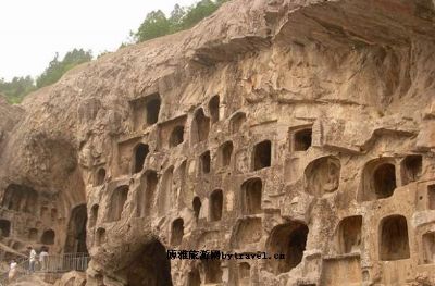 A scenic view of Jiuquan Mogaoku