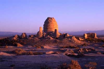 A scenic view of Jiuquan Tashi Muqun