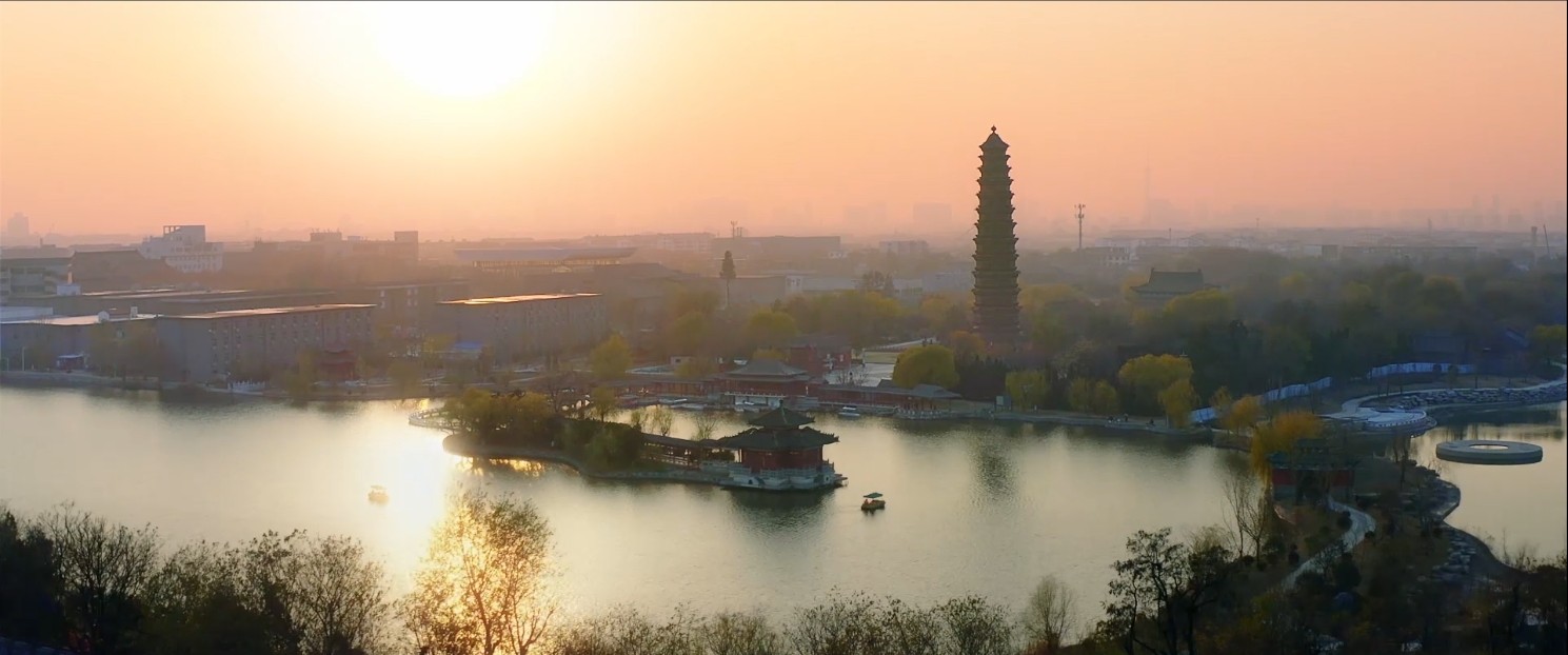 A scenic view of Kaifeng Lutaiyangyizhi