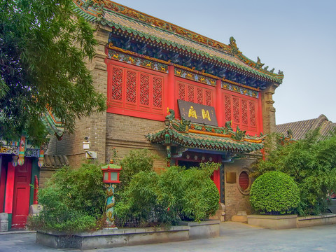 A scenic view of Kaifeng Shanshan'Ganhuiguan