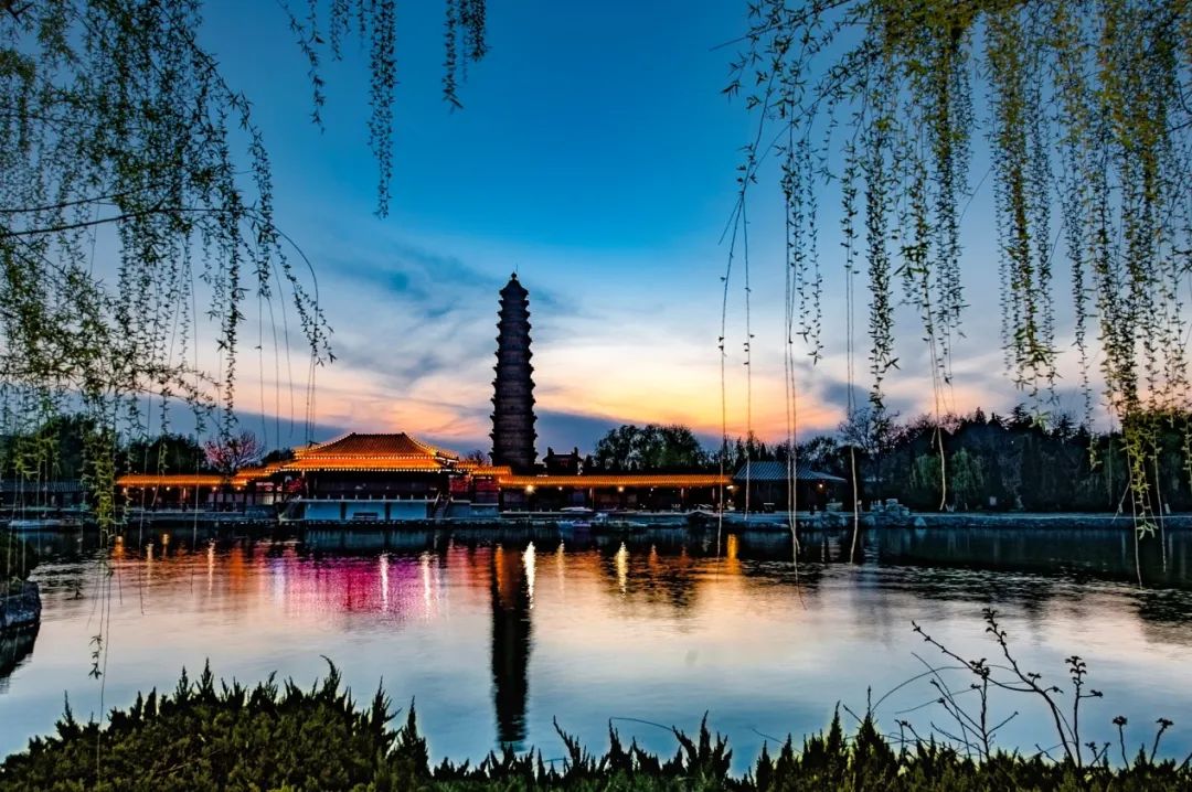 A scenic view of Kaifeng Weishixingguosita