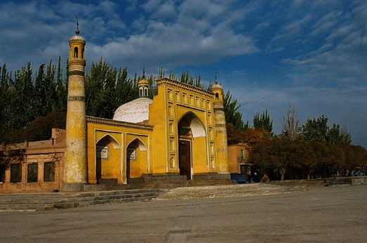 A scenic view of Kashgar Aitigaer Qingzhensi
