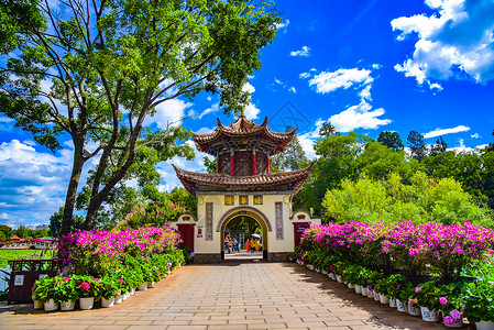 A scenic view of Kunming Daguanlou