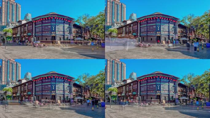 A scenic view of Kunming Fulintang