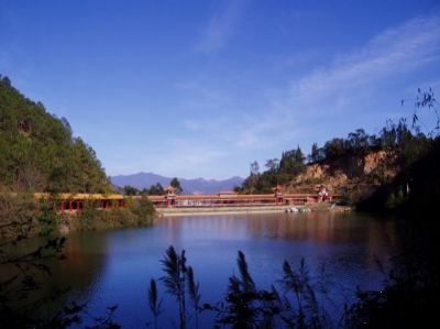 A scenic view of Kunming Shizhaishan Gumuqun